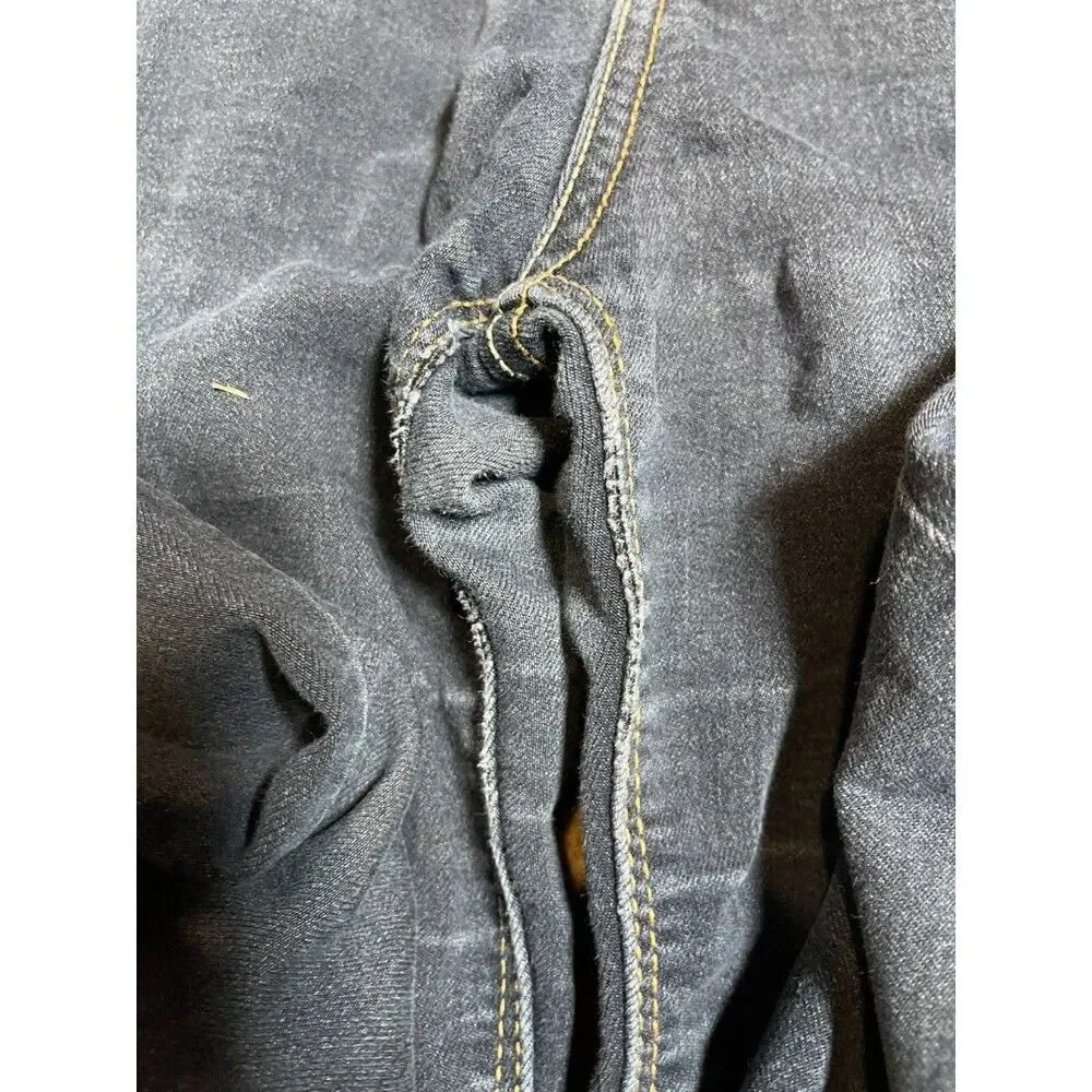 Jordache Jeans Girls Size 16 Slim Super Skinny Blue Denim adjustable waist